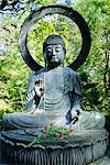 Buddha statue (1790), Japanese Tea Gardens, Golden Gate Park, San Francisco, California, United States of America