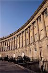 Royal Crescent, Bath, Site du patrimoine mondial de l'UNESCO, Avon, Angleterre, Royaume-Uni, Europe