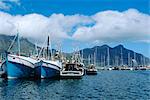 Hout Bay, port de pêche, près de Cape Town, Afrique du Sud