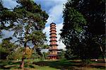 Die Pagode in den Royal Botanic Gardens in Kew (Kew Gardens), UNESCO Weltkulturerbe, London, England, Vereinigtes Königreich, Europa