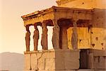 Caryatids Portico, figures of the Six Maidens, Erechtheion, Athens, Greece, Europe