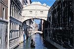 Pont des soupirs, Venise, Vénétie, Italie, Europe