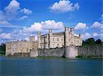 Leeds Castle, près de Maidstone, Kent, Angleterre, Royaume-Uni, Europe