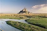 Mont St. Michel, UNESCO World Heritage Site, Basse Normandie, France, Europe