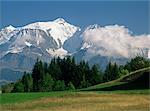 Mont Blanc, Haute Savoie, Rhone Alpes, French Alps, France, Europe