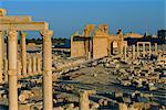 Palmyre, ruines de la cité romaine, Syrie, Moyen-Orient