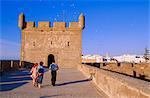 Entrée de Bastion du Nord de la ville, Essaouira, Maroc