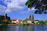 Île de la cathédrale, Wroclaw (Varsovie), Silésie, Pologne