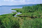 Acceuil Listvianka, lac Baïkal, Sibérie, Russie