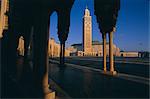 The new Hassan II mosque, Casablanca, Morocco, North Africa, Africa