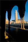 La mosquée de Hassan II, Casablanca, au Maroc, en Afrique du Nord, Afrique