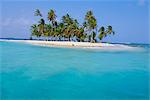 Tropischen Insel Iles Los Grillos, Rio Sidra, San Blas Inseln, Panama, Mittelamerika