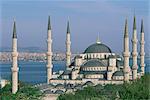 Die Blaue Moschee (Sultan-Ahmet-Moschee), Istanbul, Marmara Provinz, Türkei, Europa