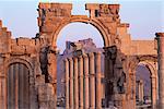 Arc monumental, Palmyre, patrimoine mondial de l'UNESCO, la Syrie, Moyen-Orient
