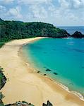 Vue de Baia do Sancho, Parque Nacional de Fernando de Norohna, Fernando de Noronha, Brésil, Amérique du Sud