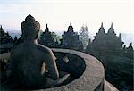 Arupadhatu Buddha, Jahrhundert buddhistische Stätte der Borobudur, UNESCO-Weltkulturerbe-Insel von Java, Indonesien, Südostasien, Asien