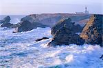 Pointe de Poulains view from Ster Vraz, NW Coast, Belle-Ile-en-Mer, Breton Islands, Morbihan, France