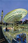 Skywalk, Nagoya city center, Japan