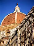 Extérieur de la cathédrale chrétienne, le Duomo, S. Maria del Fiore, Florence, UNESCO World Heritage Site, Toscane, Italie, Europe
