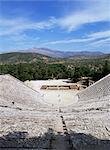 Theater der griechischen Antike, Epidaurus, UNESCO Weltkulturerbe, Peloponnes, Griechenland, Europa