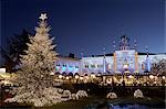 Jardins de Tivoli, à Noël, Copenhague, Danemark, Scandinavie, Europe