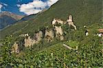 Castel Tirolo, maintenant un musée, Dorf Tyrol, Ouest Dolomites, Trentin-Haut-Adige, Sud Tyrol, Italie, Europe