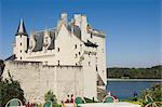 Chateau Montsoreau on the Vienne River, Maine-et-Loire, Pays de la Loire, France, Europe