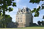 Chateau Brissac-Quince, near Angers, said to be the tallest chateau in France, Maine-et-Loire, Pays de la Loire, France, Europe