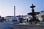 Rossio Square (Dom Pedro IV Square), Lisbon, Portugal, Europe