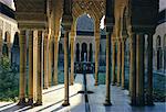 Lion Court, Alhambra Palace, Granada, Andalucia, Spain, Europe