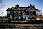 Ende des 15. Jahrhunderts Gebäude, Halle-Th' Holz, Lancashire, England, Vereinigtes Königreich, Europa