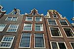 Town houses of Amsterdam, Holland, The Netherlands
