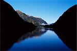 Douteux Sound, Parc National de Fiordland, UNESCO World Heritage Site, Southland, île du Sud, Nouvelle-Zélande, Pacifique