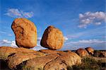 Rochers, réserve de Conservation des billes du diable, territoire du Nord, Australie, Pacifique