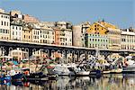 Waterfront, Porto Antico (Vieux Port), Genova (Gênes), Ligurie, Italie, Europe