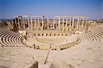 The theatre, Leptis Magna, UNESCO World Heritage Site, Libya, North Africa, Africa