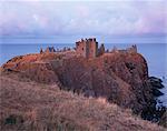 Dunnottar Castle dating from the 14th century, near Stonehaven, Aberdeenshire, Scotland, United Kingdom, Europe