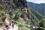 Taktshang Goemba (Tiger's nest) Monastery, Paro, Bhutan, Asia