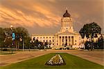 Palais législatif, Winnipeg, Manitoba, Canada, l'Amérique du Nord