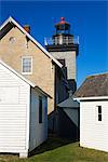 Trente mille phare, Golden Hill State Park, lac Ontario, New York État, États-Unis d'Amérique, Amérique du Nord