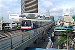 BTS Skytrain, Bangkok, Thailand, Southeast Asia, Asia