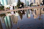 Tai Chi, exercices matinaux en place du gouvernement, Kunming, Yunnan, Chine, Asie