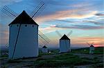 Moulins à vent, Campo de Criptana, La Mancha, Espagne, Europe