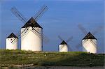 Windmühlen, Campo de Criptana, La Mancha, Spanien, Europa