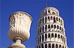 Se penchant tour de Pise, patrimoine mondial UNESCO, Pise, Toscane, Italie, Europe
