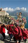 St. Maria Maddalena procession, Atrani, Amalfi coast, Campania, Italie, Europe