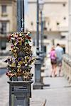 Liebe Sicherheit sperrt, Sant'Oronzo Square, Lecce, Lecce Provinz Puglia, Italien, Europa