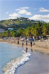 Frigate Bay Beach, St. Kitts, Leeward-Inseln, West Indies, Caribbean, Mittelamerika