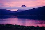 Mitternachtssonne in Nesna, Norwegen, Skandinavien, Europa