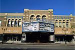 Ancienne façade de cinéma à Ann Arbor, Michigan, États-Unis d'Amérique, l'Amérique du Nord